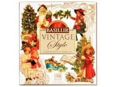 Basilur BASILUR Vintage Style Assorted - Zmes ovocných čajov v sáčkoch, vianočný čaj x1