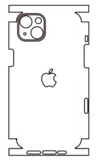emobilshop Hydrogel - matná zadná ochranná fólia - iPhone 14 Plus, typ výrezu 7