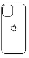 emobilshop Hydrogel - matná zadná ochranná fólia - iPhone 12 Pro - typ výrezu 6