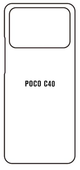 emobilshop Hydrogel - matná zadná ochranná fólia - Xiaomi Poco C40
