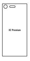 emobilshop Hydrogel - matná zadná ochranná fólia - Sony Xperia XZ Premium