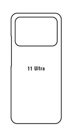 emobilshop Hydrogel - matná zadná ochranná fólia - Xiaomi Mi 11 Ultra