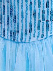 Princess Rozprávkové šaty s vlečkou veľkosť 110 - Ľadová kráľovná