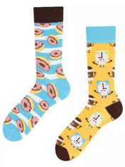 United Odd Socks Veselé ponožky Šišky a káva od TODO SOCKS Veľkosť: 35-38