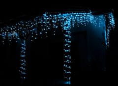 sapro Vianočný svetelný záves 300 LED, 2.48 W studená biela 15 m, IP44