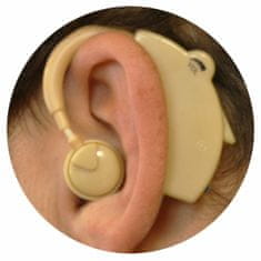Northix Zosilňovač zvuku do ucha - diskrétny dizajn 