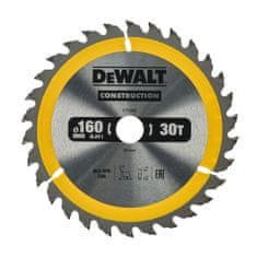 DeWalt CONSTRUCTION DeWALT DT1932 160x20mm 30-zubový kotúč na obrábanie dreva s klincami