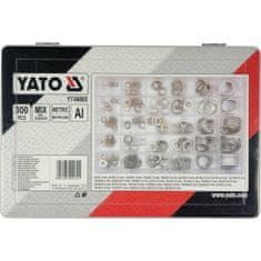 YATO Sada 300 hliníkových podložiek mix veľkostí YT-06865