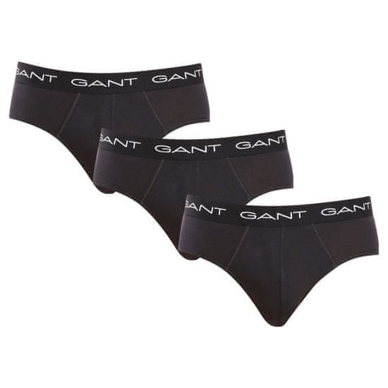 Gant 3PACK pánske slipy čierné (900013001-005)