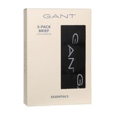 Gant 3PACK pánske slipy čierné (900013001-005) - veľkosť L