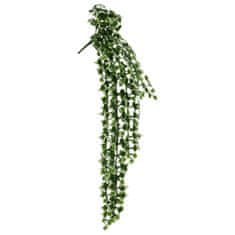 Petromila vidaXL Umelé závesné rastliny 12 ks 339 listov 90 cm zelené a biele