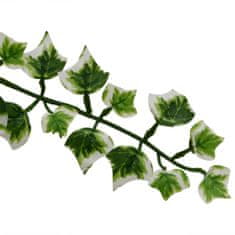 Petromila vidaXL Umelé závesné rastliny 12 ks 339 listov 90 cm zelené a biele
