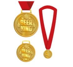 Párty medaily Beer King - pivný kráľ - pivo - Rozlúčka so slobodou
