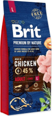 Brit Brit 15kg premium Nature Adult L