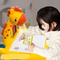 MG Drawing Giraffe projektor na kreslenie, žltý