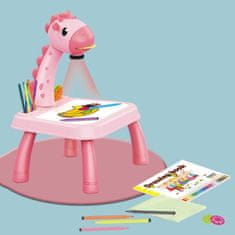 MG Drawing Giraffe projektor na kreslenie, ružový
