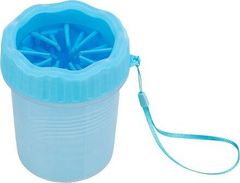 Trixie PAW CLEANER - kalíšek k čištění tlapek, silikon/plast, modrá