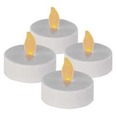 EMOS Čajové sviečky LED dekorácie Robi maxi 4 ks biele