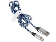 Tracer Kábel USB 2.0 TYPE-C A Male - C Male 1,0 m čierno-modrý