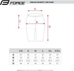 Force Simple Lady šortky - dámske, elastické, v páse, bez vložky, čierne - veľkosť M