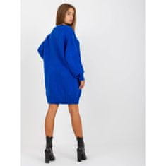 RUE PARIS Dámske šaty oversize RUE PARIS kobaltové LC-SW-0341.38P_390022 Univerzálne