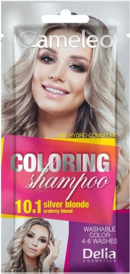 DELIA COSMETICS Coloring Shampoo silver blonde sachet 40ml
