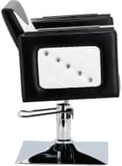 Enzo Kadeřnický mycí set Eve černobílý a 2 x kadeřnické křeslo s hydraulickou otočnou podnožkou pro kadeřnictví
