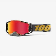 100% okuliare ARMEGA Falcon5 HiPER černo-žlto-oranžovo-bielo-červené