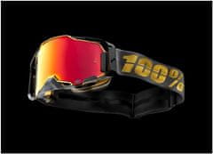 100% okuliare ARMEGA Falcon5 HiPER černo-žlto-oranžovo-bielo-červené