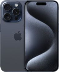 Apple iPhone 15 Pro, 1TB, Blue Titanium