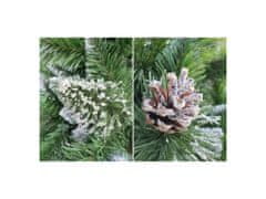 TopKing Vianočný stromček so šiškami 160 cm borovica diamantová