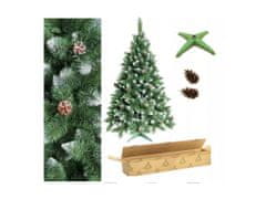 TopKing Vianočný stromček so šiškami 120 cm borovica diamantová