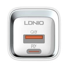LDNIO Nástěnná nabíječka LDNIO A2318C USB, USB-C 20W + Lightning kabel