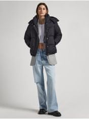 Pepe Jeans Čierna dámska zimná prešívaná bunda Pepe Jeans Morgan XL