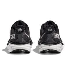 Hoka One One CLIFTON 9 WIDE Running shoes pre mužov, 44 2/3 EU, US10.5, Bežecké tenisky, Black/White, Čierna, 1132210-BWHT