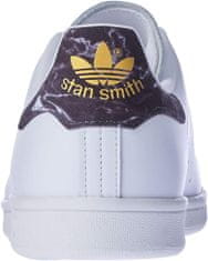 Adidas STAN SMITH SHOES pre mužov, 38 2/3 EU, US6, Tenisky, White/Core Black/Gold, Biela, AH2456