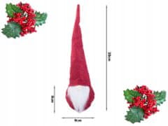 Verk  26009 Vianočné dekorácie Škriatok 30 cm červený