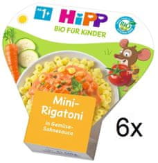 HiPP BIO Mini-Rigatoni so zeleninou v smotanovej omáčke 6 x 250 g