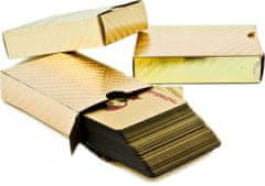 KIK Plastové karty zlaté v ozdobnej krabičke KX8984