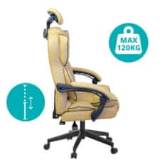 Timeless Tools Lux riaditeľská otočná stolička, rôzne farby- béžová