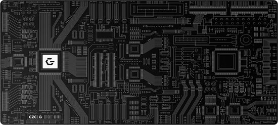 CZC.Gaming Circuit Board, XXL (CZCGP004K), čierna, podložka pod myš