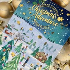 Gibsons Puzzle Adventný kalendár na 24 dní: Vianočné dobrodružstvo 1232 dielikov