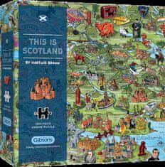Gibsons Puzzle Toto je Škótsko 1000 dielikov