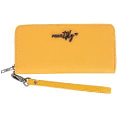 MEATFLY Dámska kožená peňaženka Leila Yellow