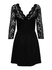 ONLY Dámske šaty ONLNIELLA Regular Fit 15315067 Black (Veľkosť L)