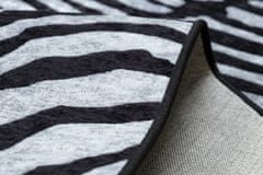 Dywany Łuszczów Kusový koberec Miro 51331.803 Zebra black / white 80x150