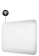 Mill Invisible Wifi oceľový konvektor na stenu s LED displejom 600W biely