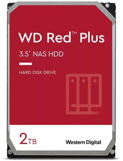 Western Digital WD Red Plus (EFPX), 3,5" - 2TB (WD20EFPX)