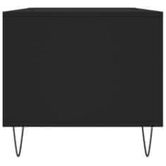 Vidaxl Konferenčný stolík čierny 90x49x45 cm spracované drevo
