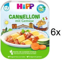 HiPP BIO Cannelloni so zeleninou od uk. 1. roku, 6 x 250 g